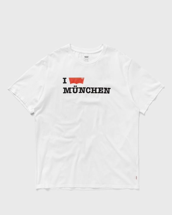 Levis DESTINATION TEE White LEVI MUNCHEN WHITE