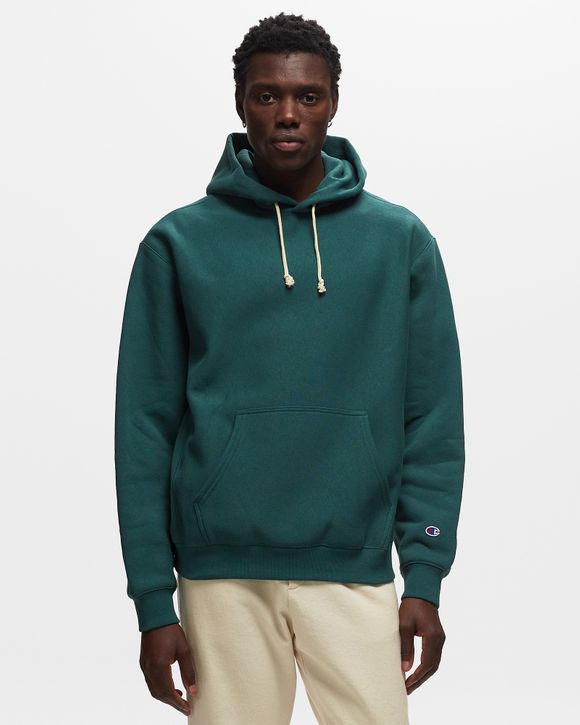 Champion green reverse weave clearance hoodie