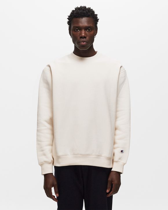 Champion cream crewneck sweatshirt sale