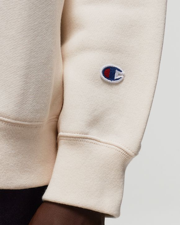 Champion cream hot sale crewneck sweatshirt