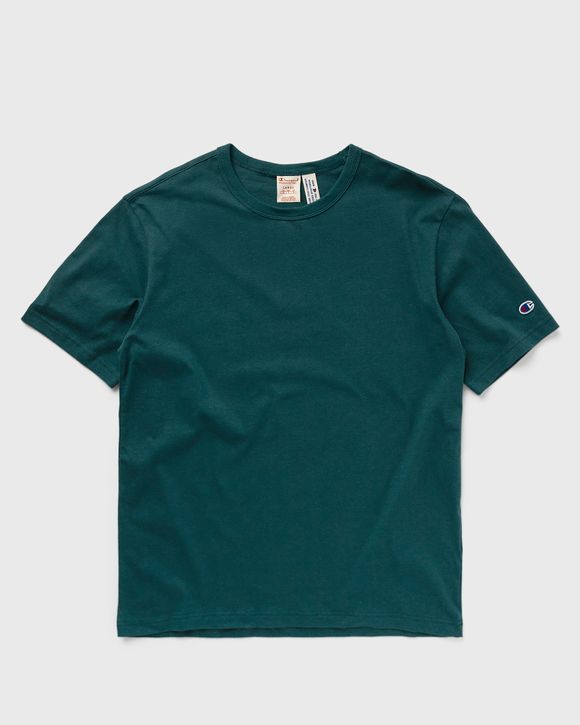 Dark green champion discount crewneck