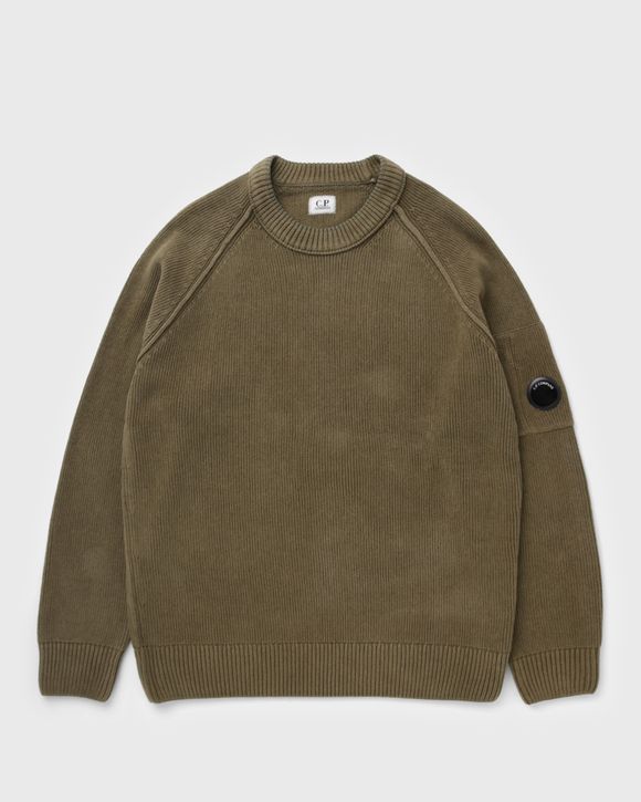 CHENILLE COTTON CREWNECK LENS SWEATER