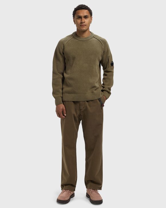 CHENILLE COTTON CREWNECK LENS SWEATER