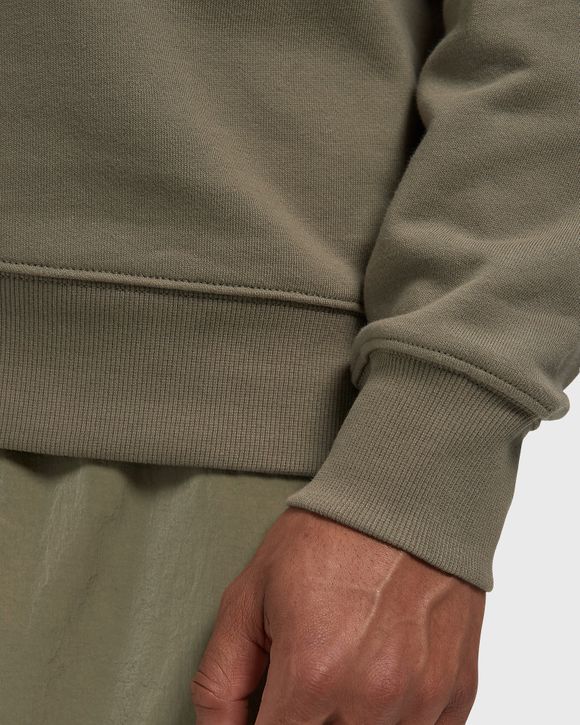 DIAGONAL RAISED FLEECE CREWNECK LENS SWEATSHIRT