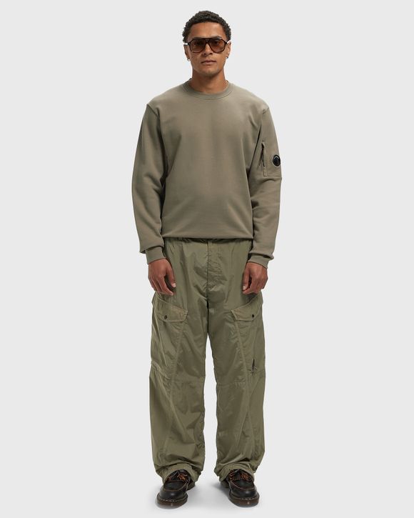 DIAGONAL RAISED FLEECE CREWNECK LENS SWEATSHIRT