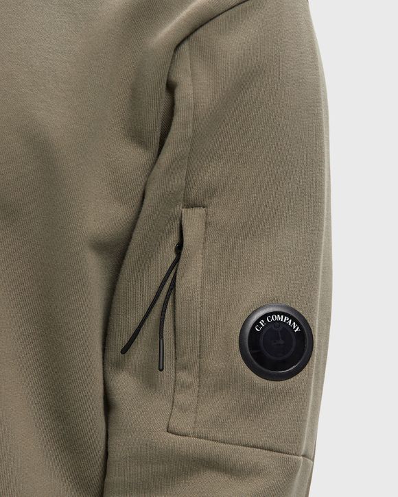 DIAGONAL RAISED FLEECE CREWNECK LENS SWEATSHIRT