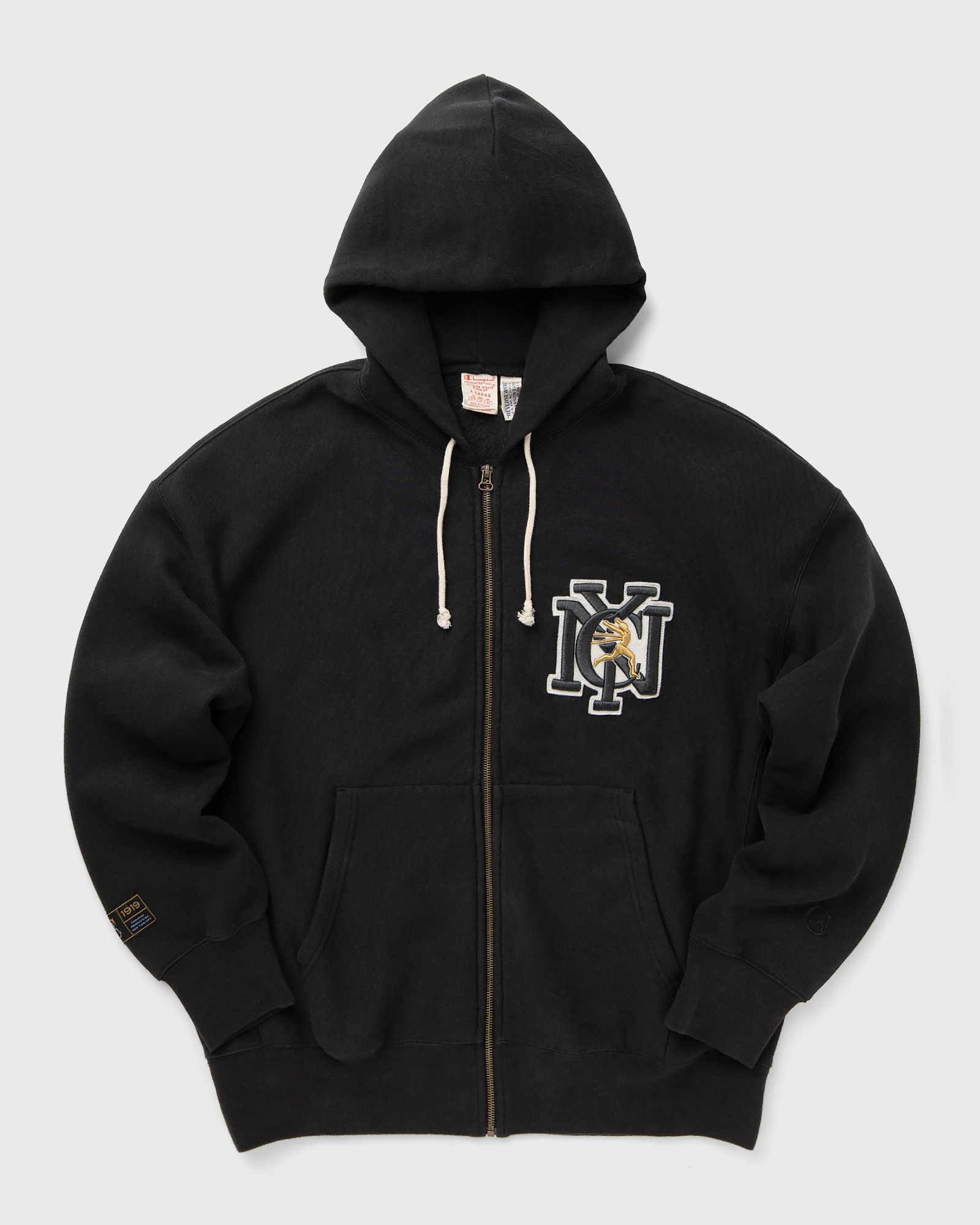CHAMPION - hooded full zip sweatshirt men hoodies|zippers black in größe:xl