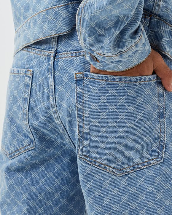 Blue Monogram Munir Pants – KNITSANDTREATS