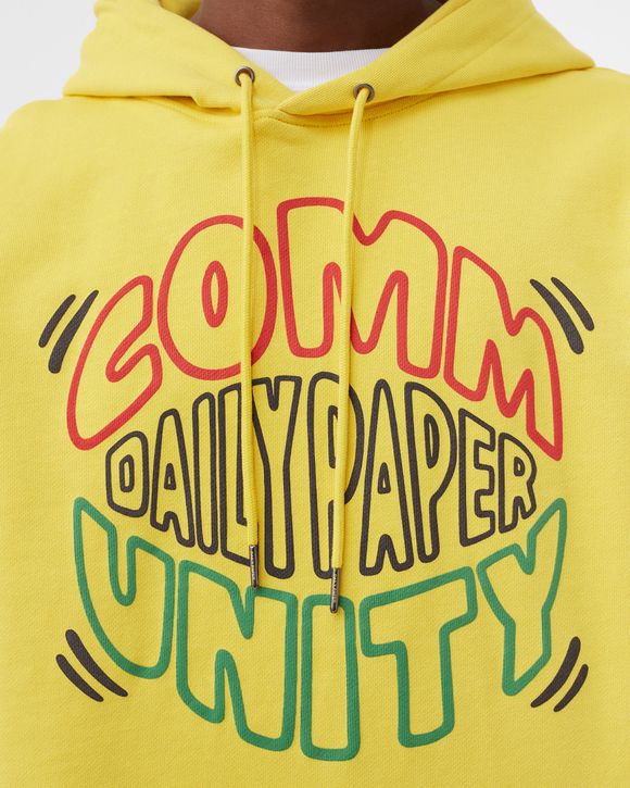 Daily paper hot sale yellow hoodie