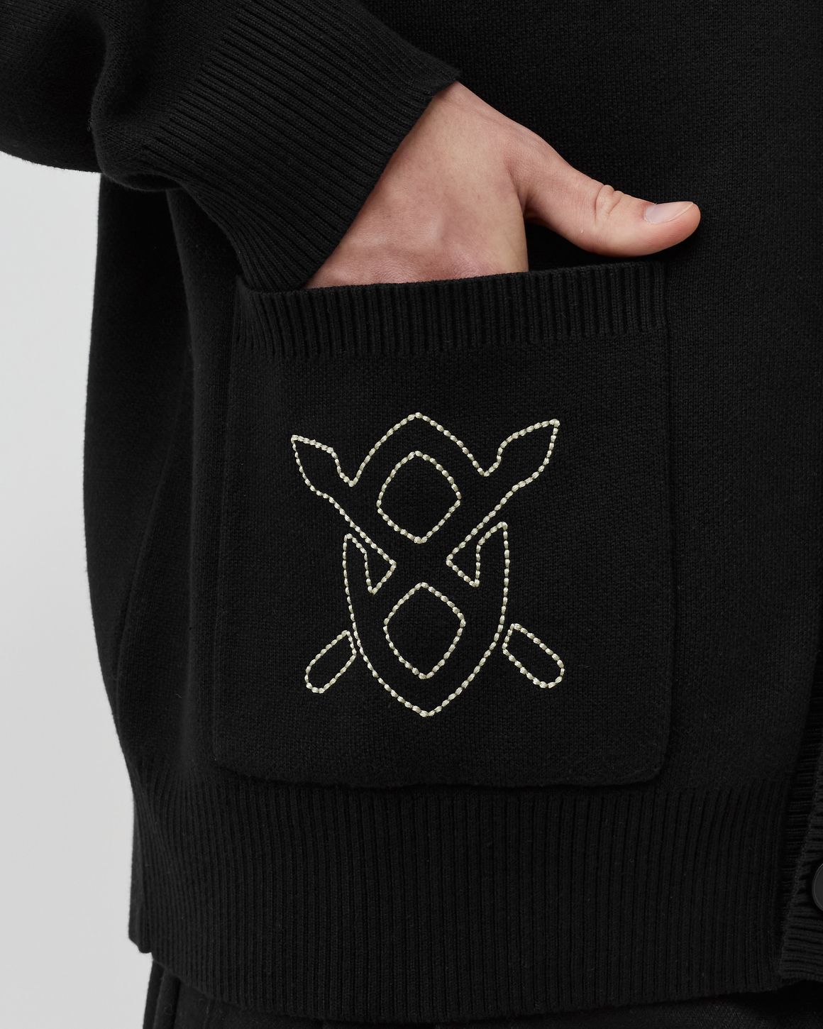 Daily Paper navalo cardigan Black | BSTN Store