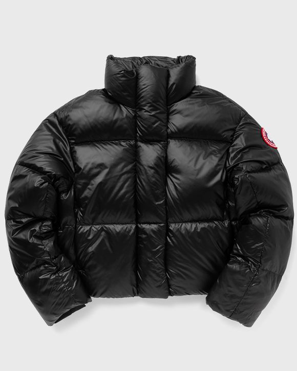 Black puffer cropped online