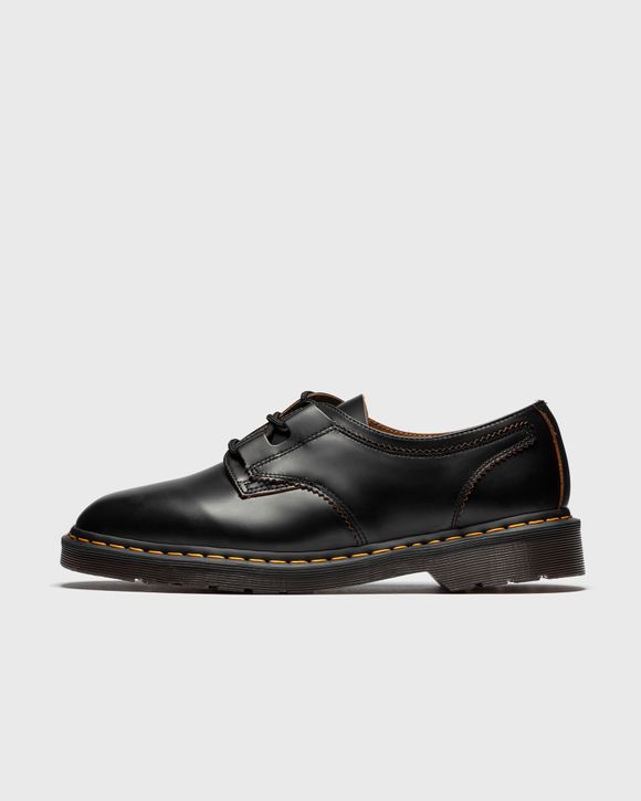 Dr.Martens 1461 Ghillie Black Vintage Smooth Black - black