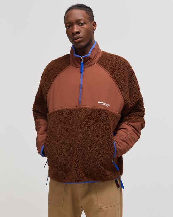 New Amsterdam HIGHLANDER HALF-ZIP Brown | BSTN Store