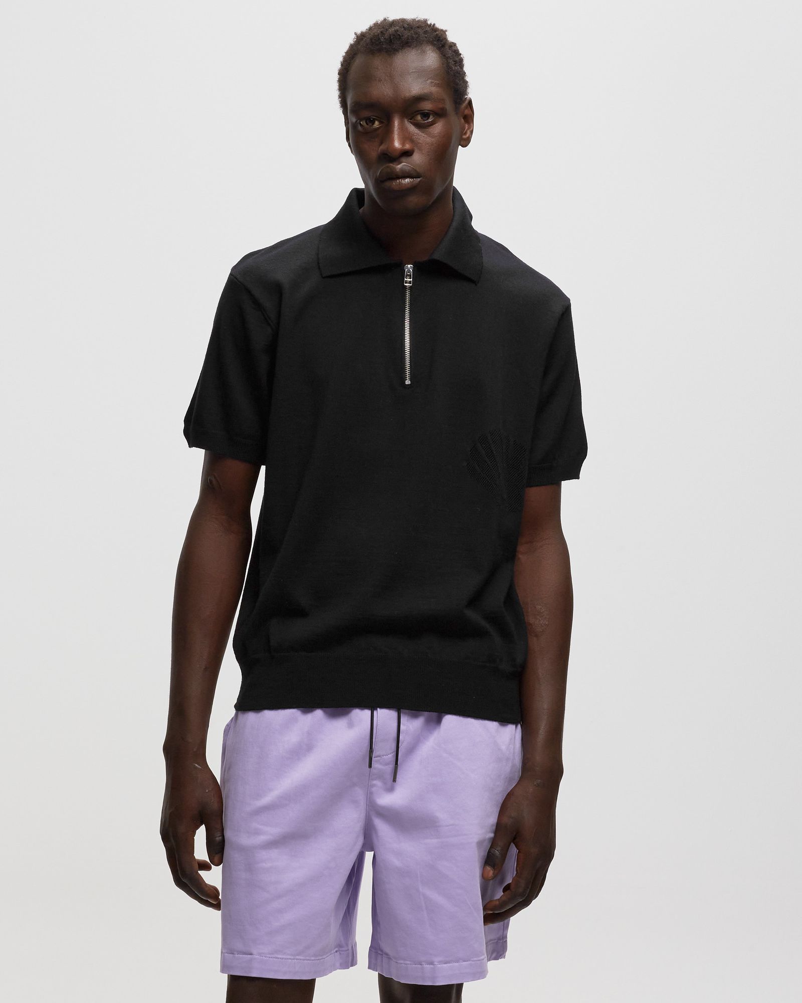 ZIP POLO KNIT