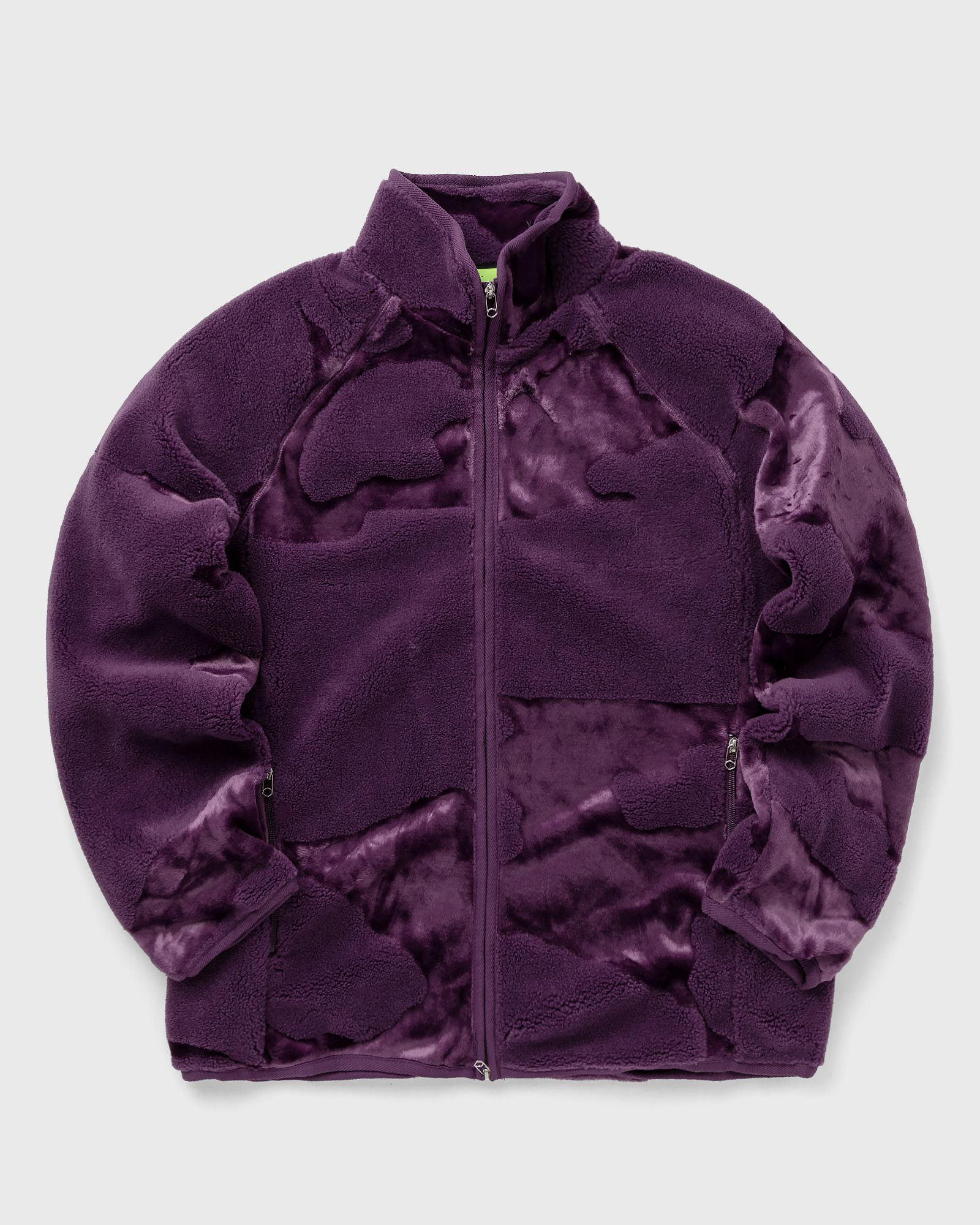 New Amsterdam - cow full-zip men fleece jackets purple in größe:xl