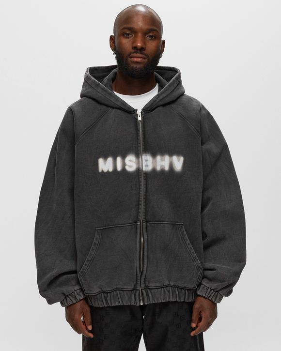 MISBHV patchwork jersey hoodie - Grey