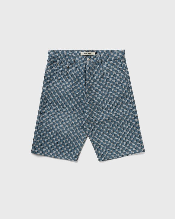 JACQUARD CANVAS MONOGRAM SHORTS