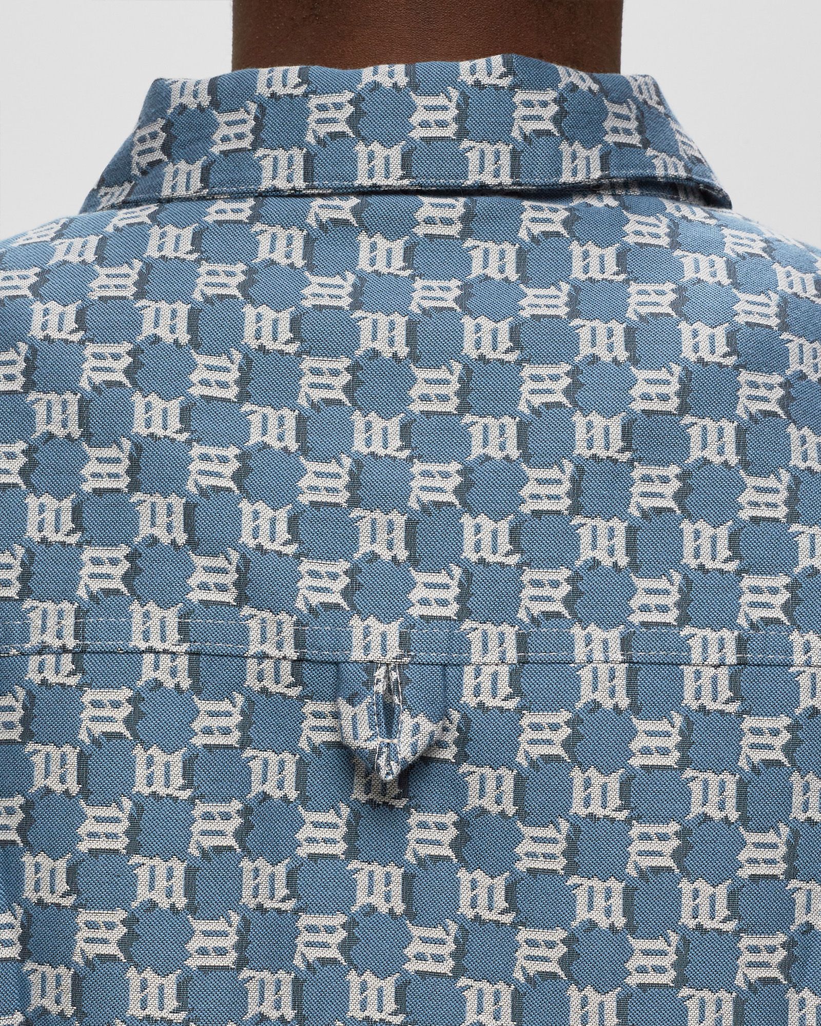 JACQUARD MONOGRAM CANVAS TRUCKER JACKET