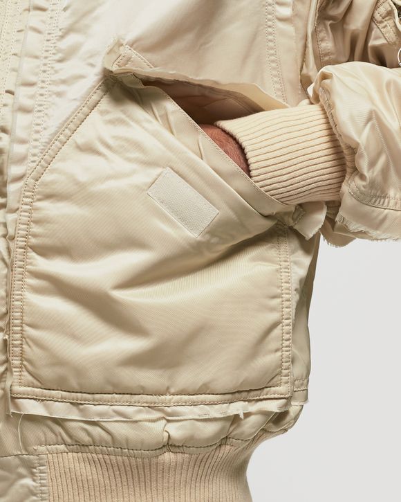 ALPHA INDUSTRIES, Cream Men's Bomber