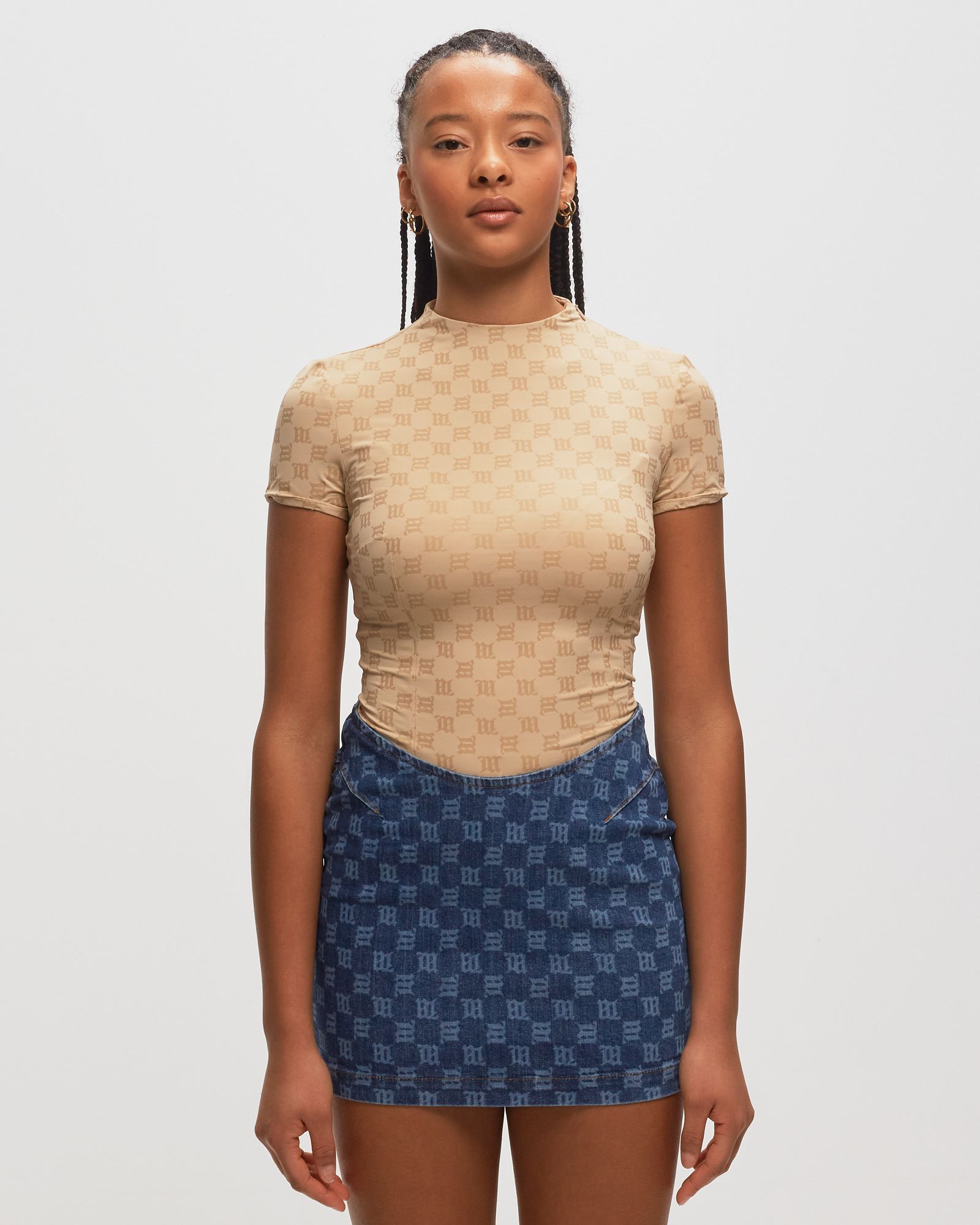 MONOGRAM TEE SESAME