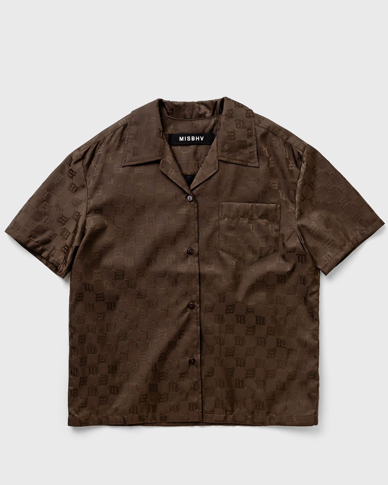 NYLON MONOGRAM CROPPED SHIRT