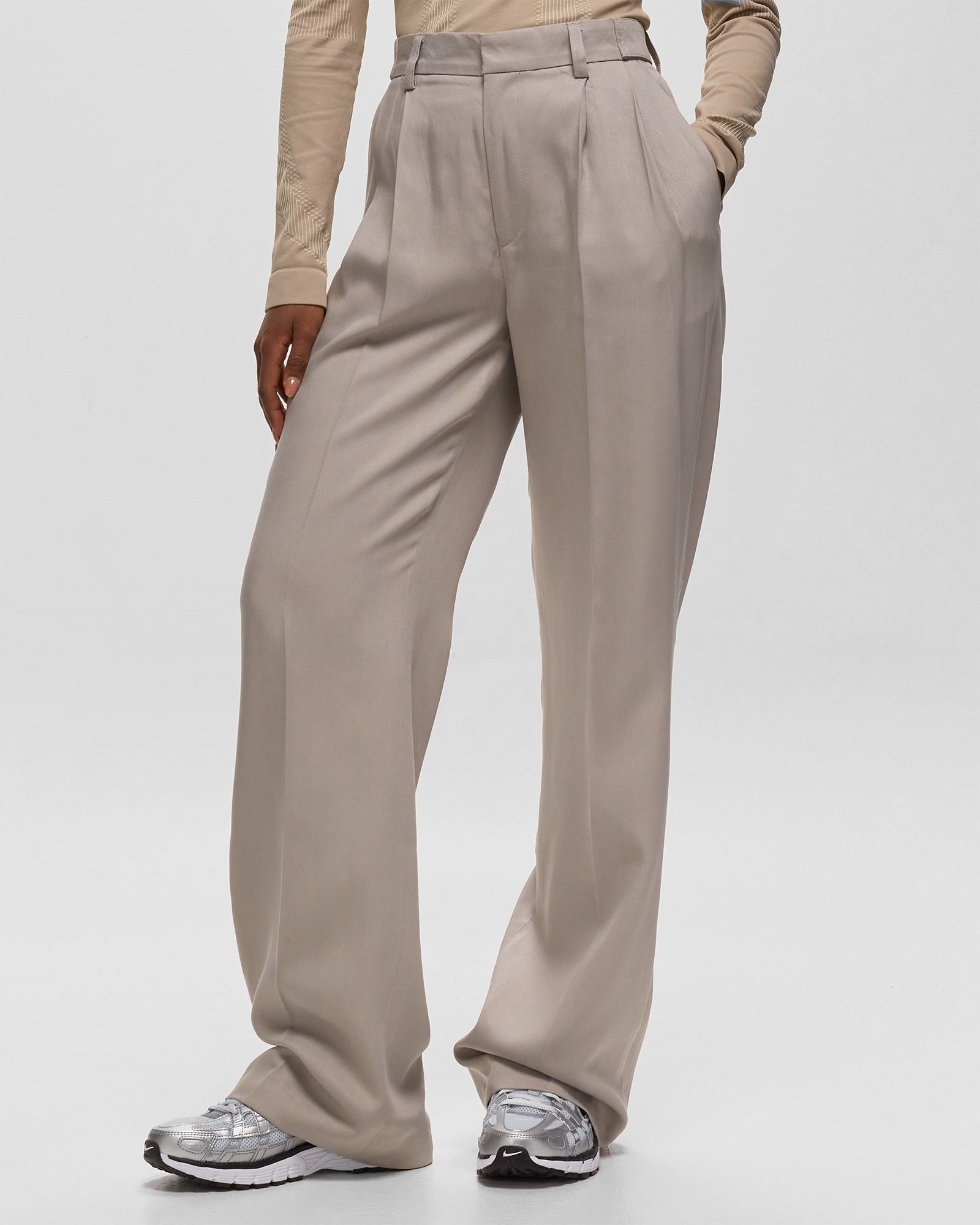OVERSIZED TAILORED TROUSERS TAUPE