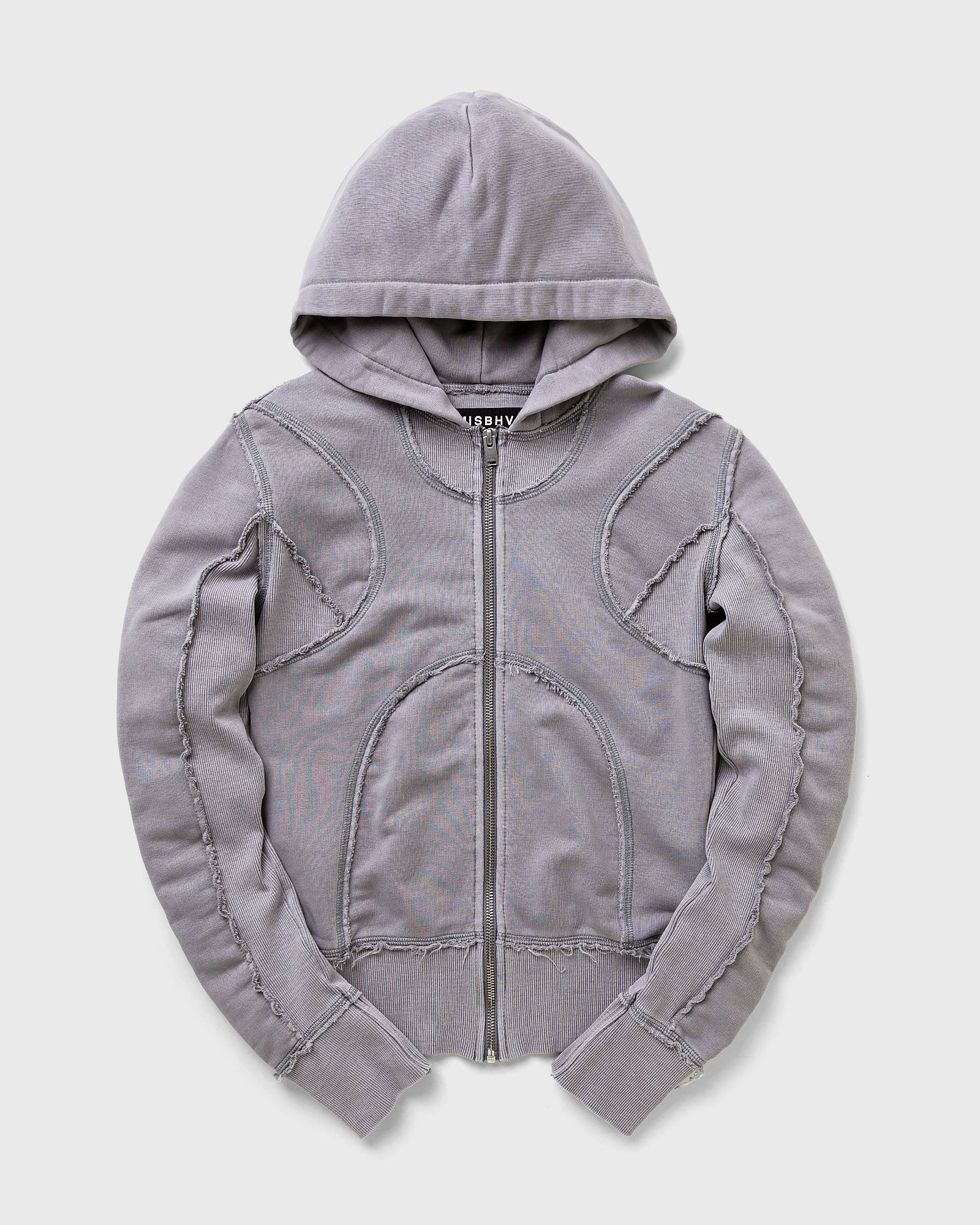 X ZIPPED HOODIE DOVE