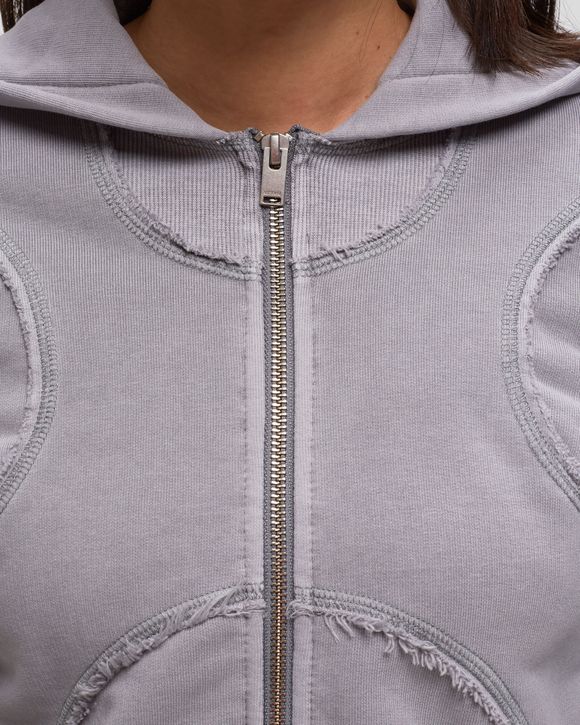 X ZIPPED HOODIE DOVE