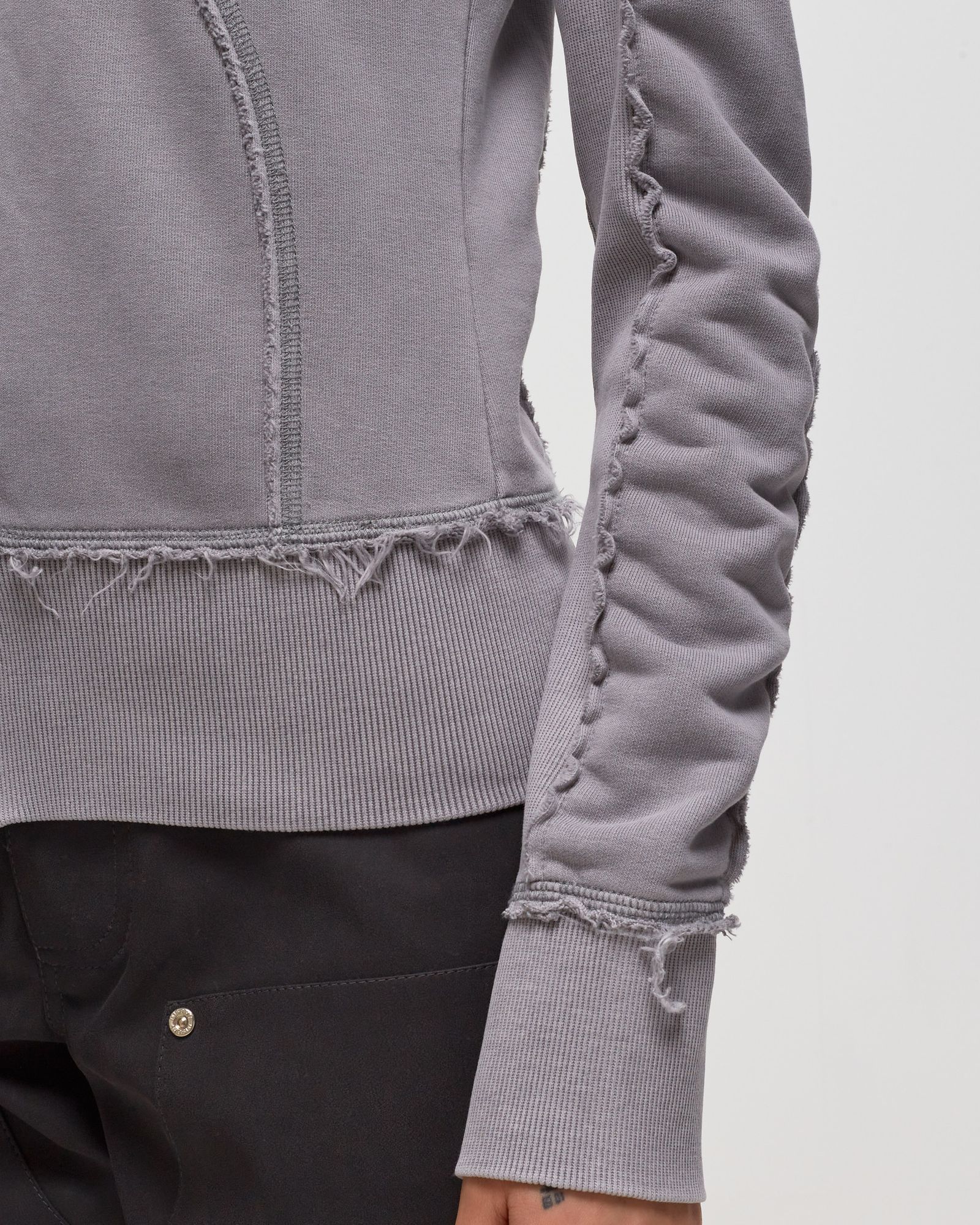 X ZIPPED HOODIE DOVE