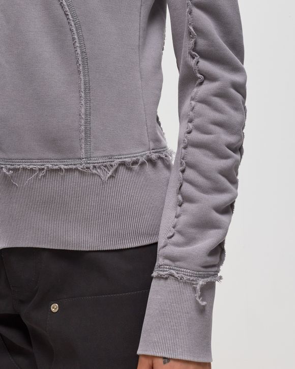 X ZIPPED HOODIE DOVE