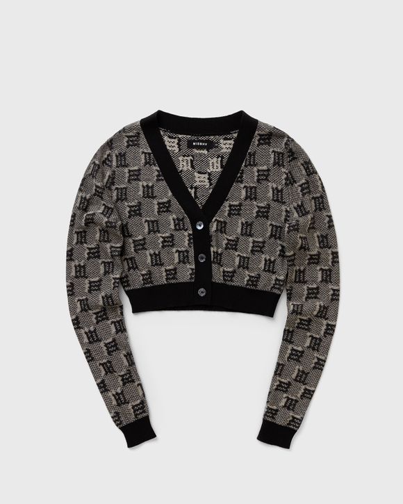 Louis Vuitton Grey Wool Rib Knit Button Front Cardigan M Louis