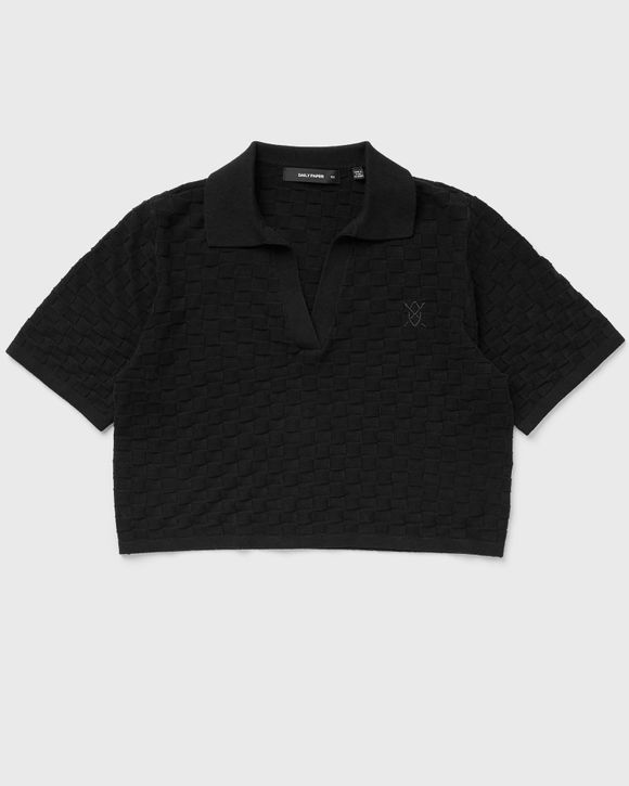 LOUIS VUITTON Signature Polo With Embroidery Black. Size Xs