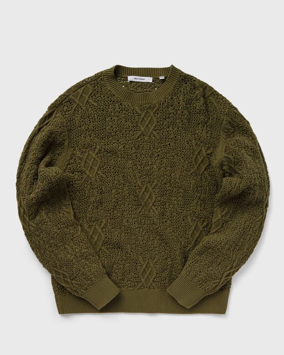 SHIELD CROCHET SWEATER