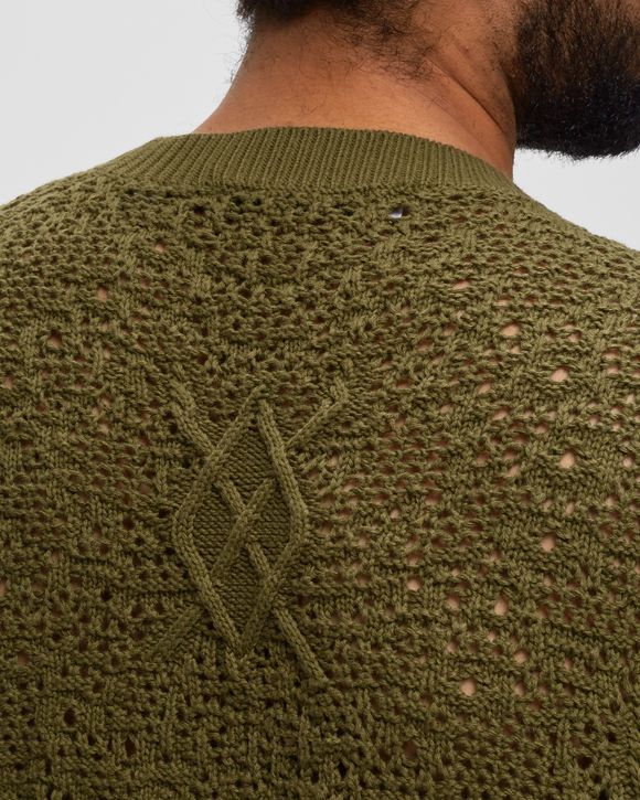 SHIELD CROCHET SWEATER