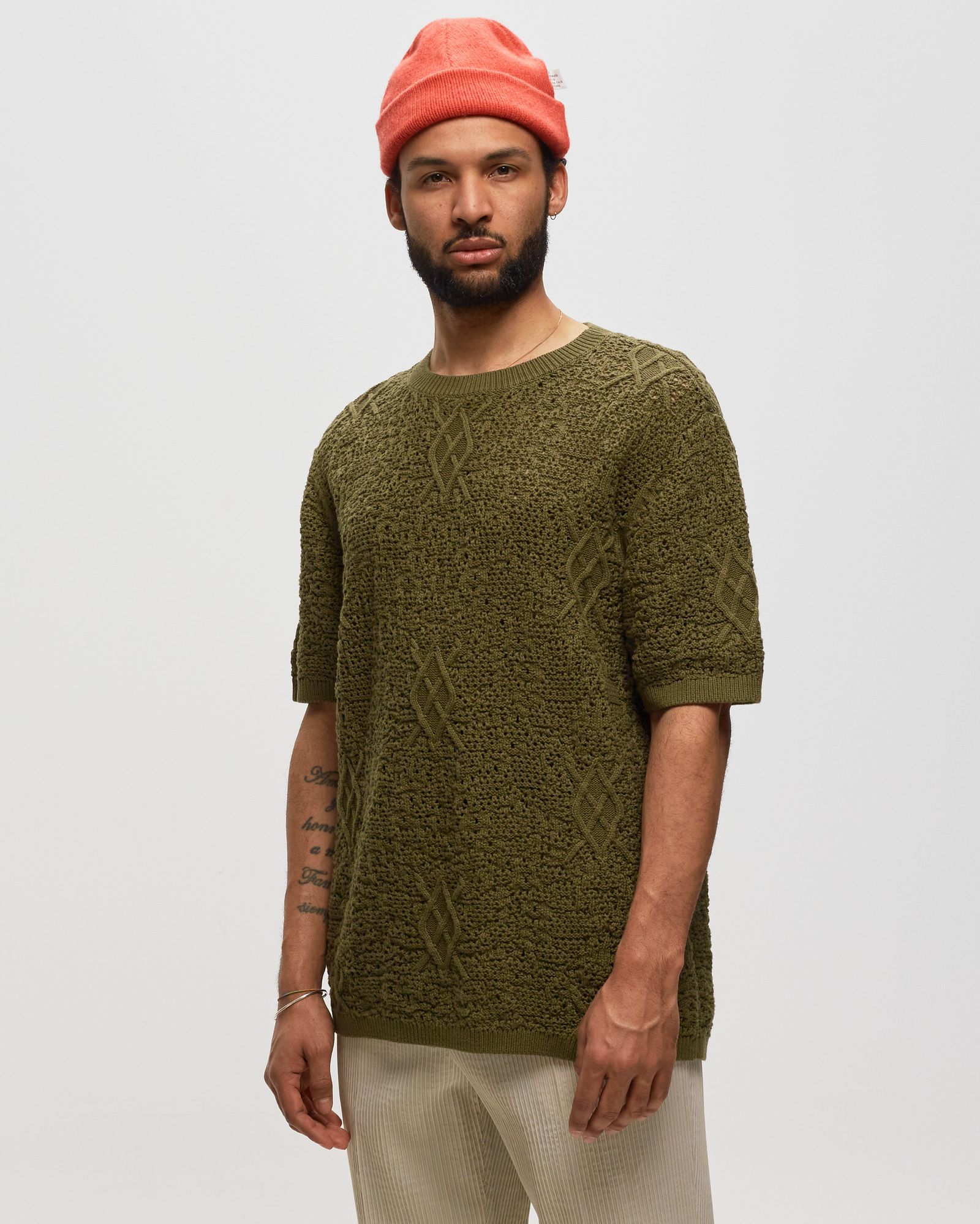 SHIELD CROCHET S/S TEE