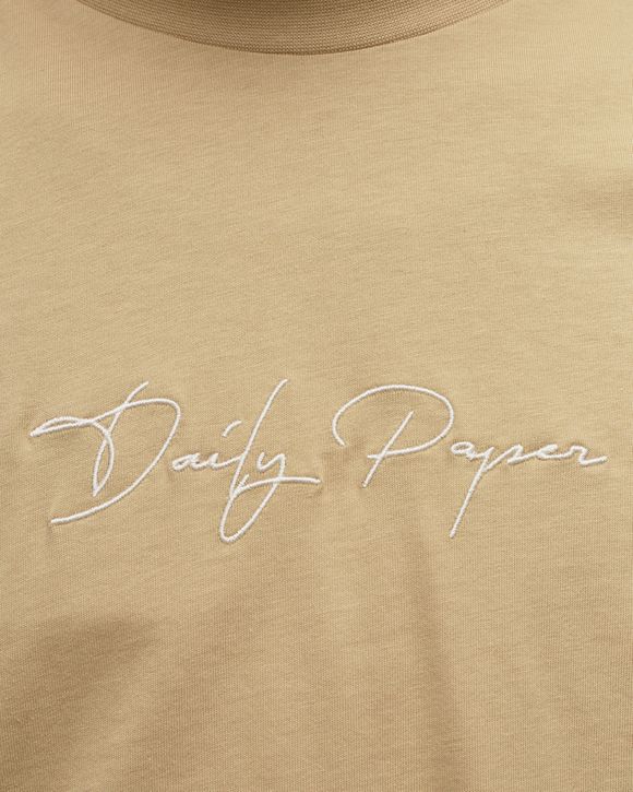 Tシャツ・カットソー DAILY PAPER SS23 ESCRIPT TEE (2312025 TWILL BEIGE) Daily Paper ESCRIPT TEE Brown | BSTN Store