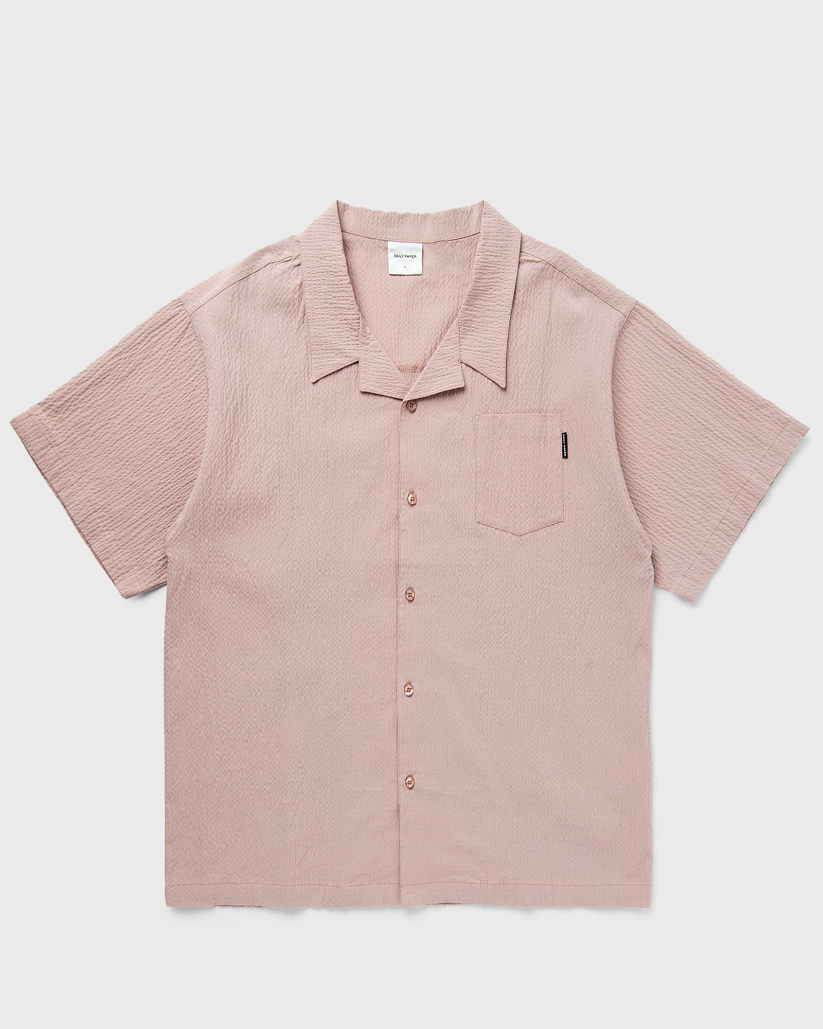 Daily Paper - ryan shortsleeve shirt men shortsleeves pink in größe:l