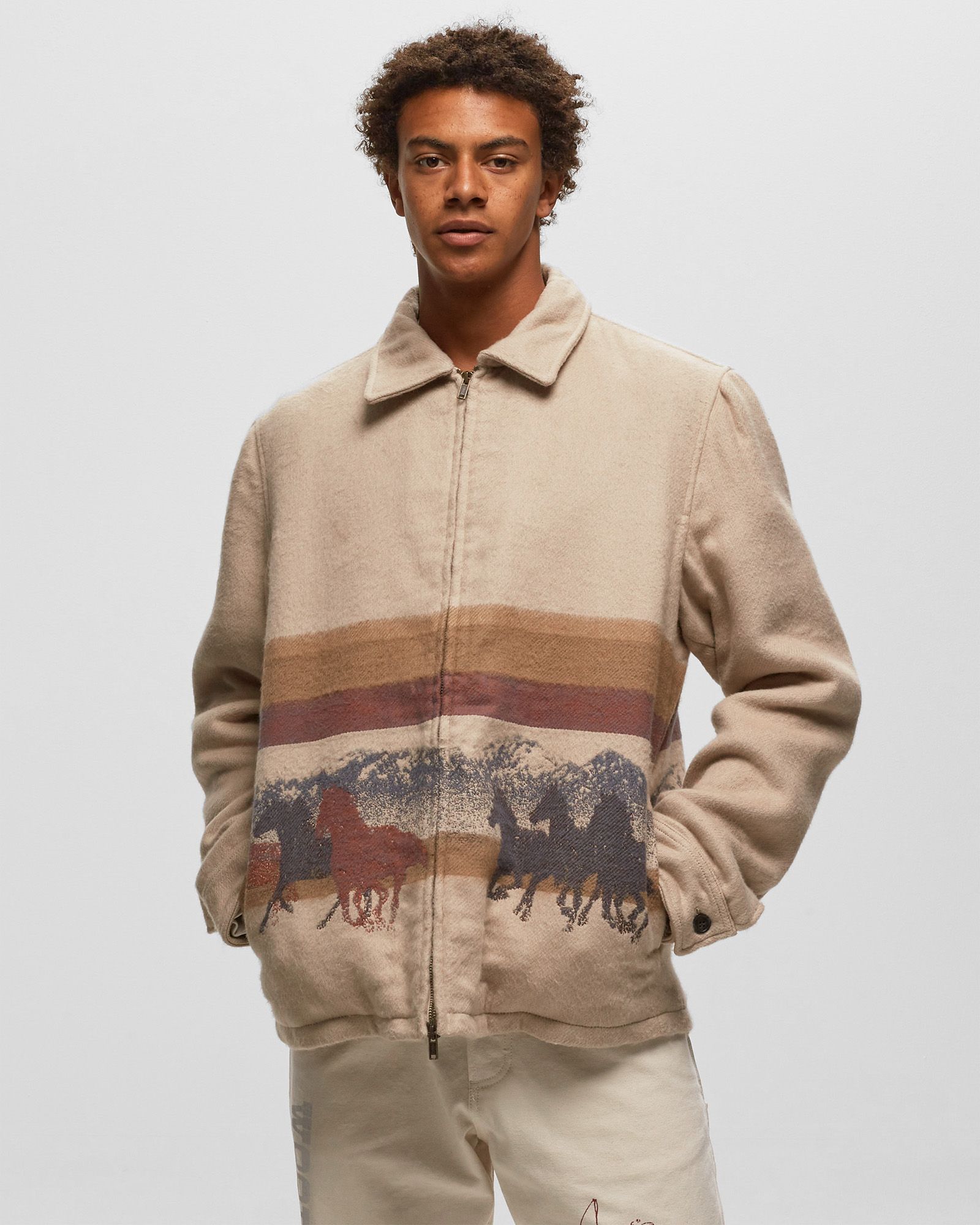 One of These Days x Woolrich OVERSHIRT WITH ZIP