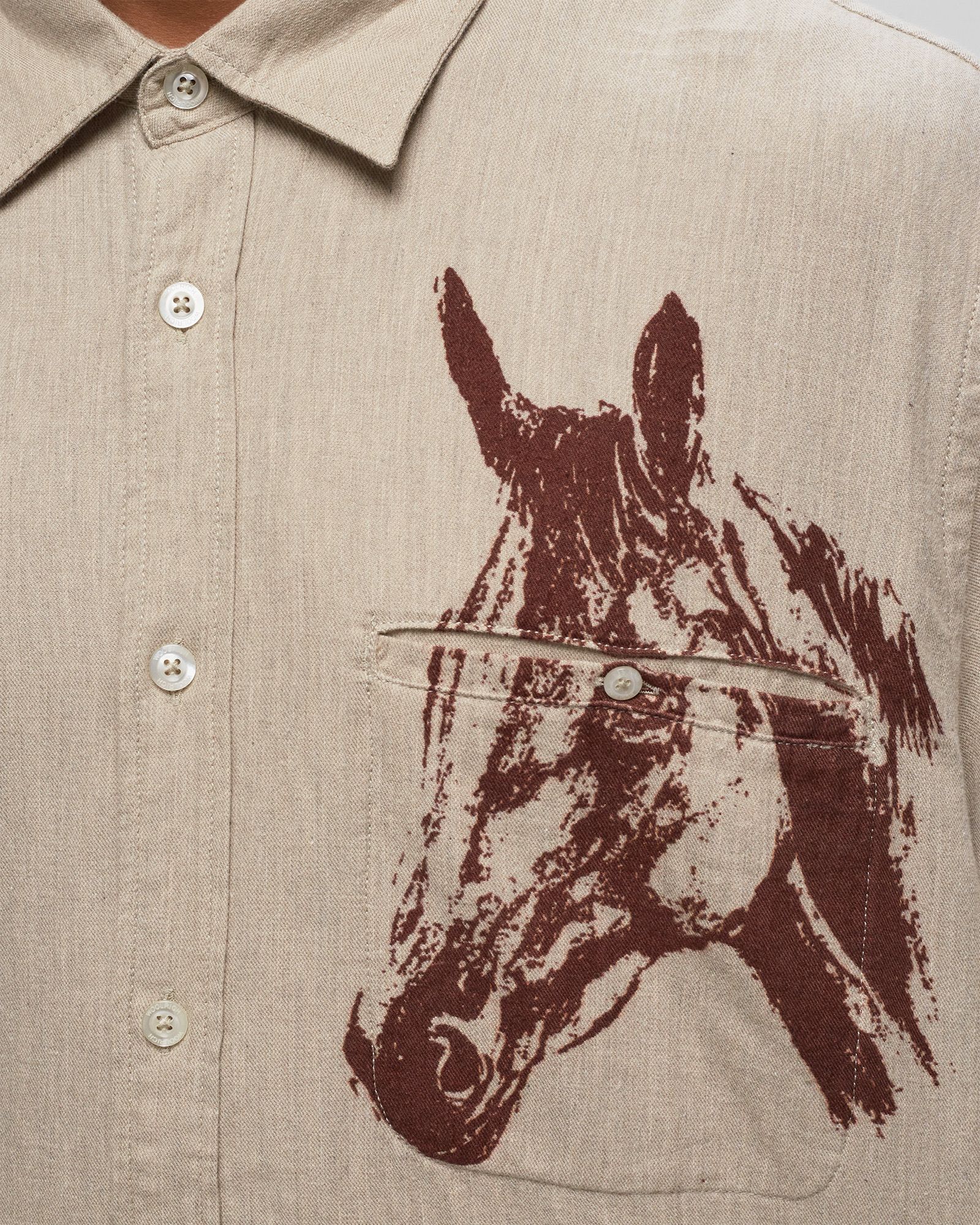 One of These Days x Woolrich CHAMOIS PRINTED SHIRT