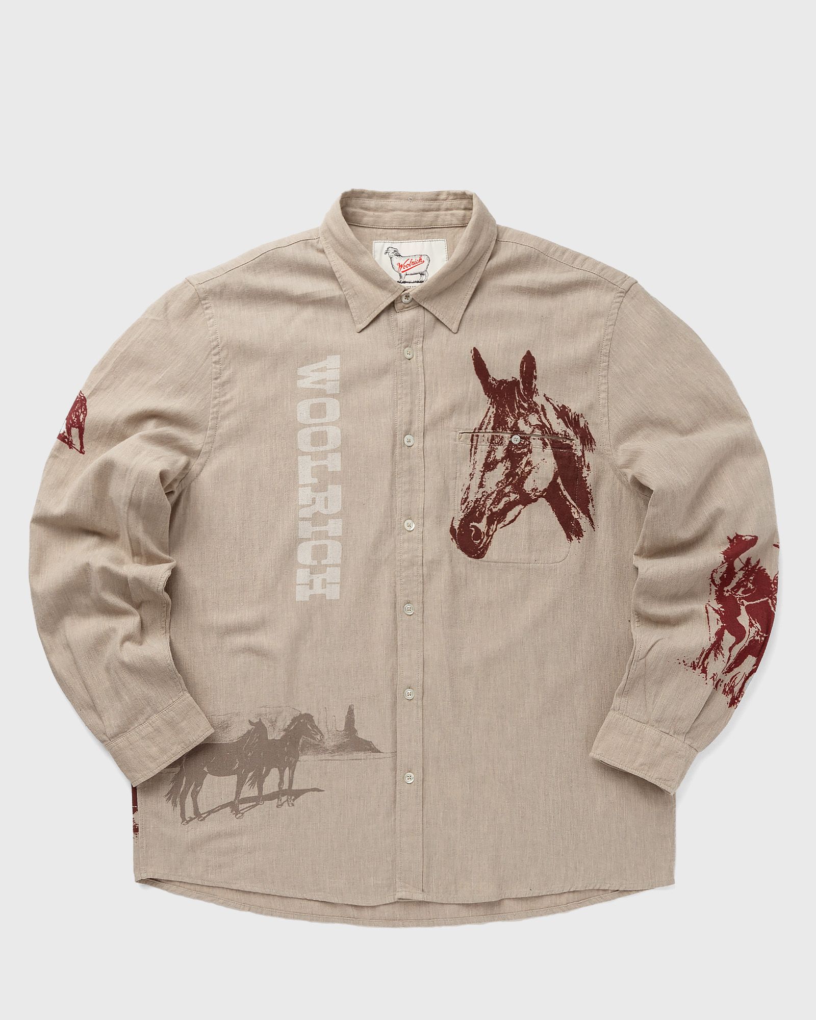 One of These Days x Woolrich CHAMOIS PRINTED SHIRT