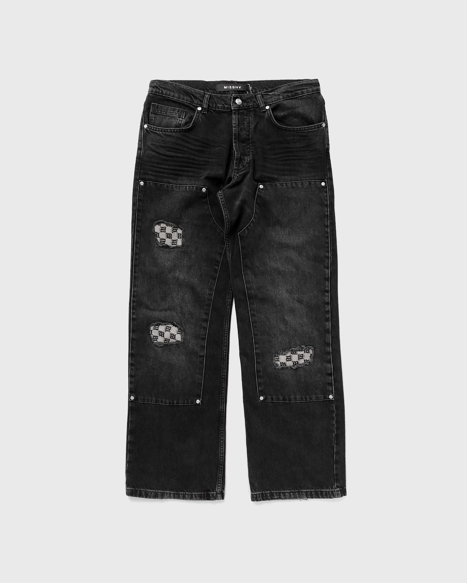 MISBHV - monogram carpenter trousers men jeans black in größe:l