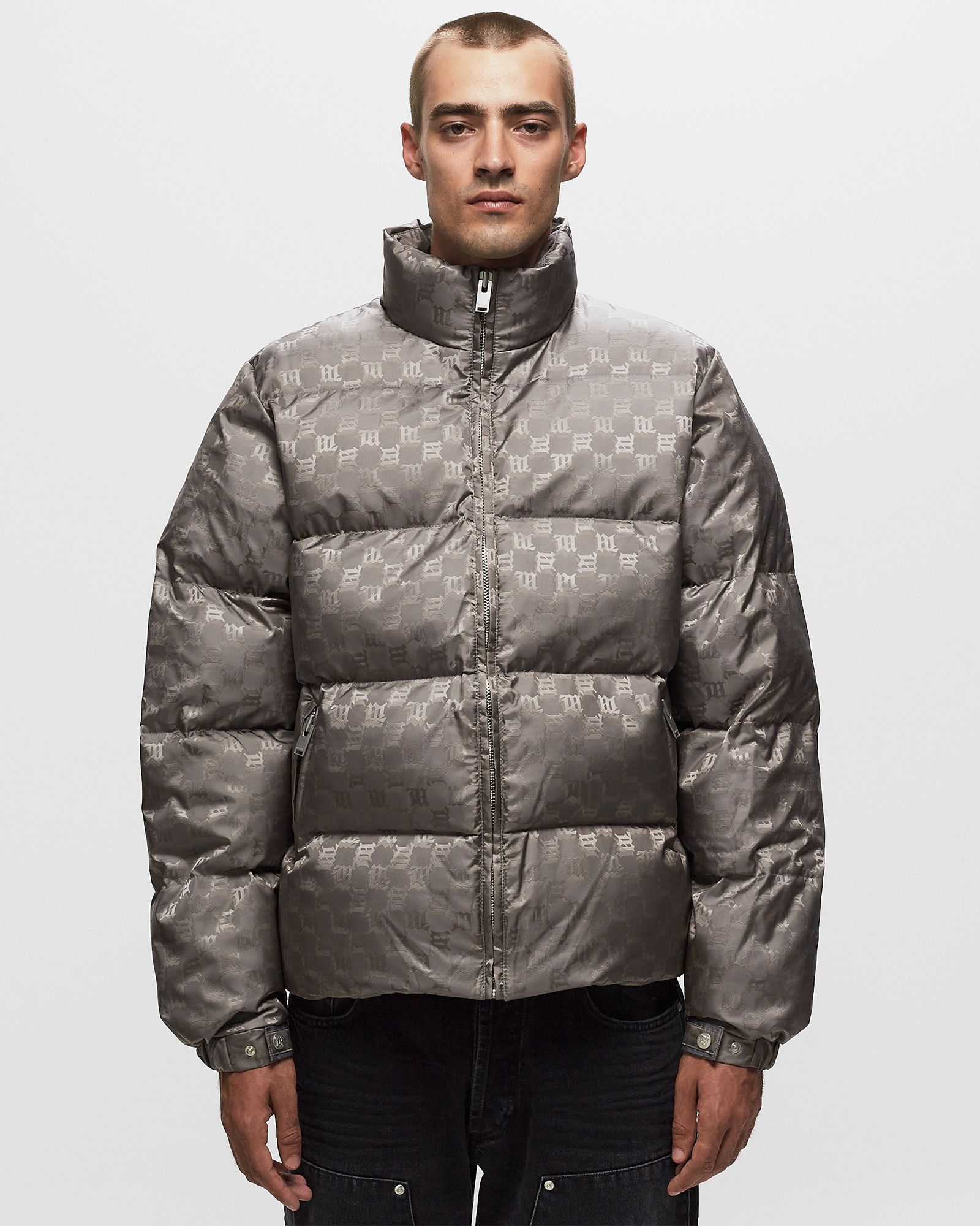 NYLON MONOGRAM PUFFER