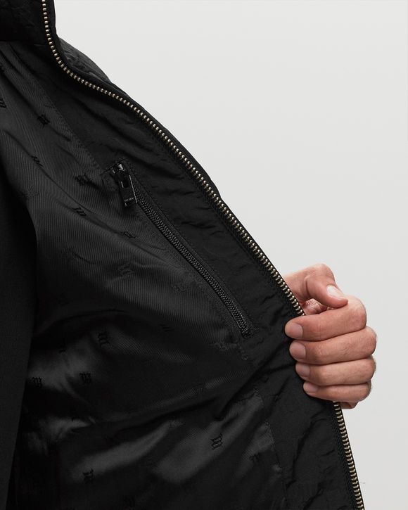 MISBHV Black Monogram Leather Jacket