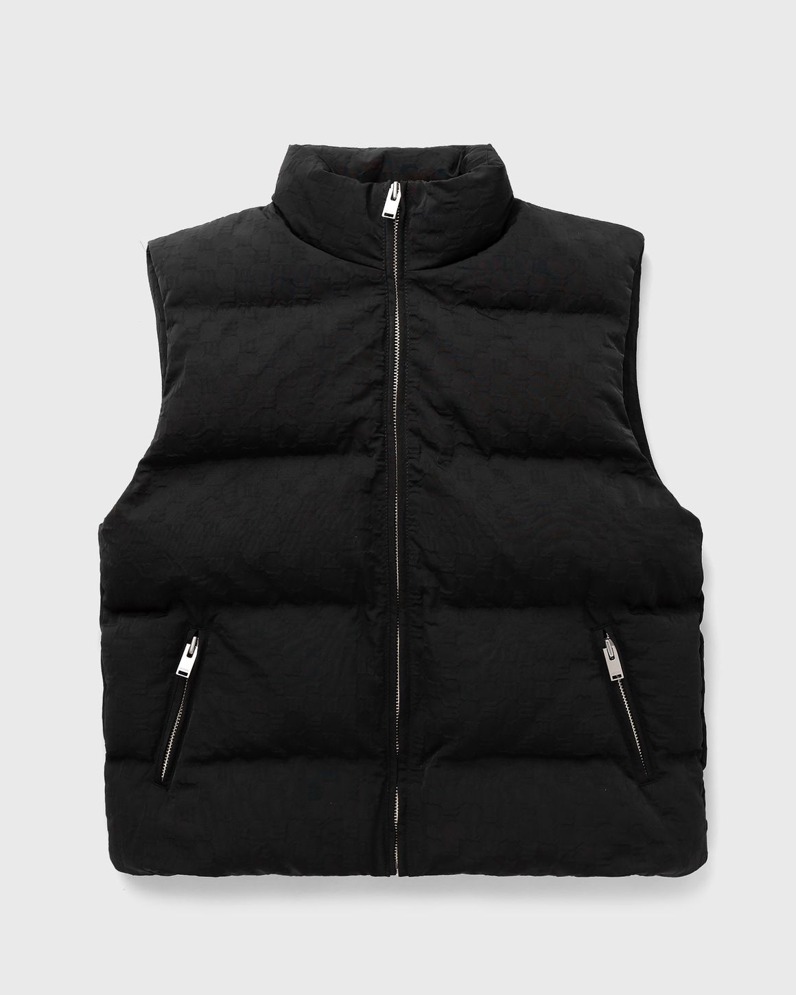MISBHV MONOGRAM EMBOSSED PUFFER VEST Black | BSTN Store