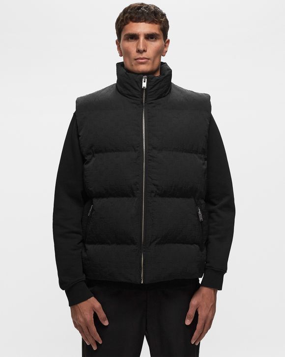 MISBHV puffer zip gilet - Black