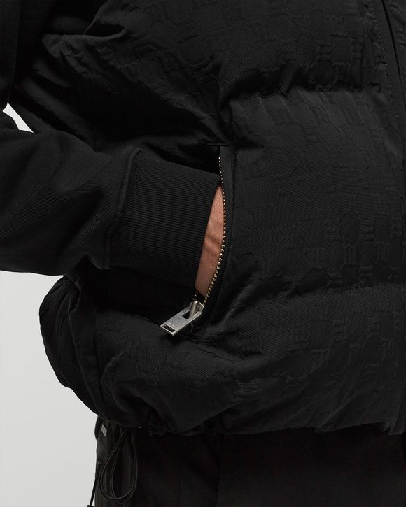 Mens Outerwear | MISBHV Nylon Monogram Puffer Vest Black - Minimakz