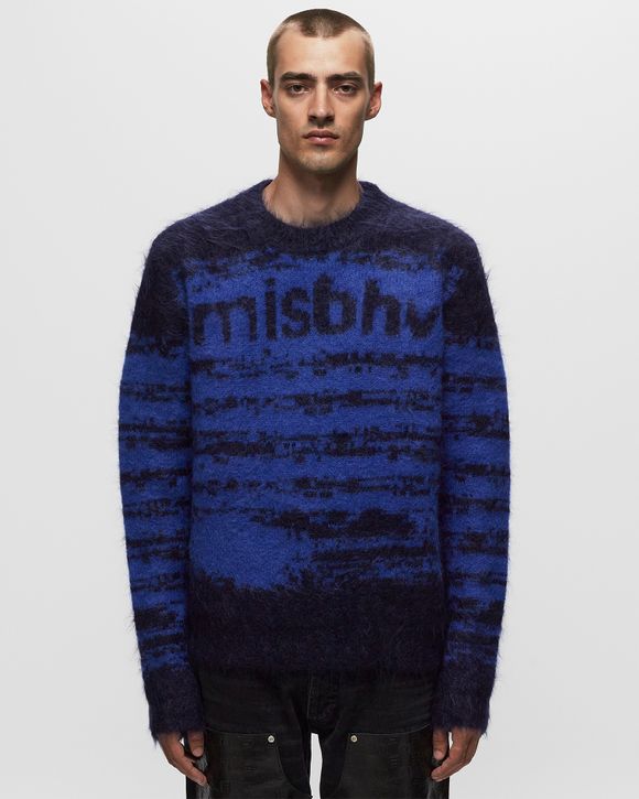 MISBHV BRUSHED MOHAIR KNIT Black/Blue | BSTN Store