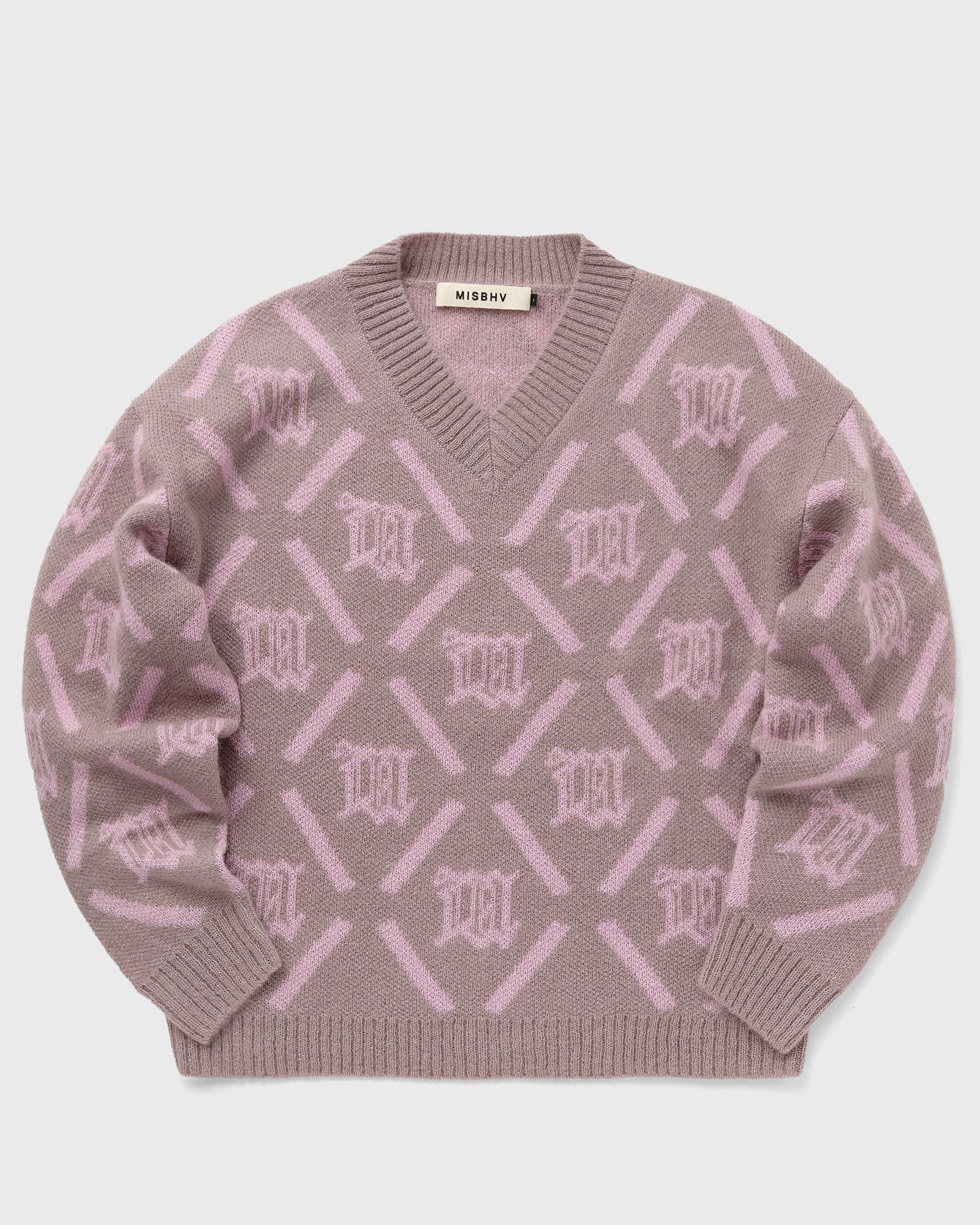MISBHV - m argyle knit men pullovers pink in größe:xl