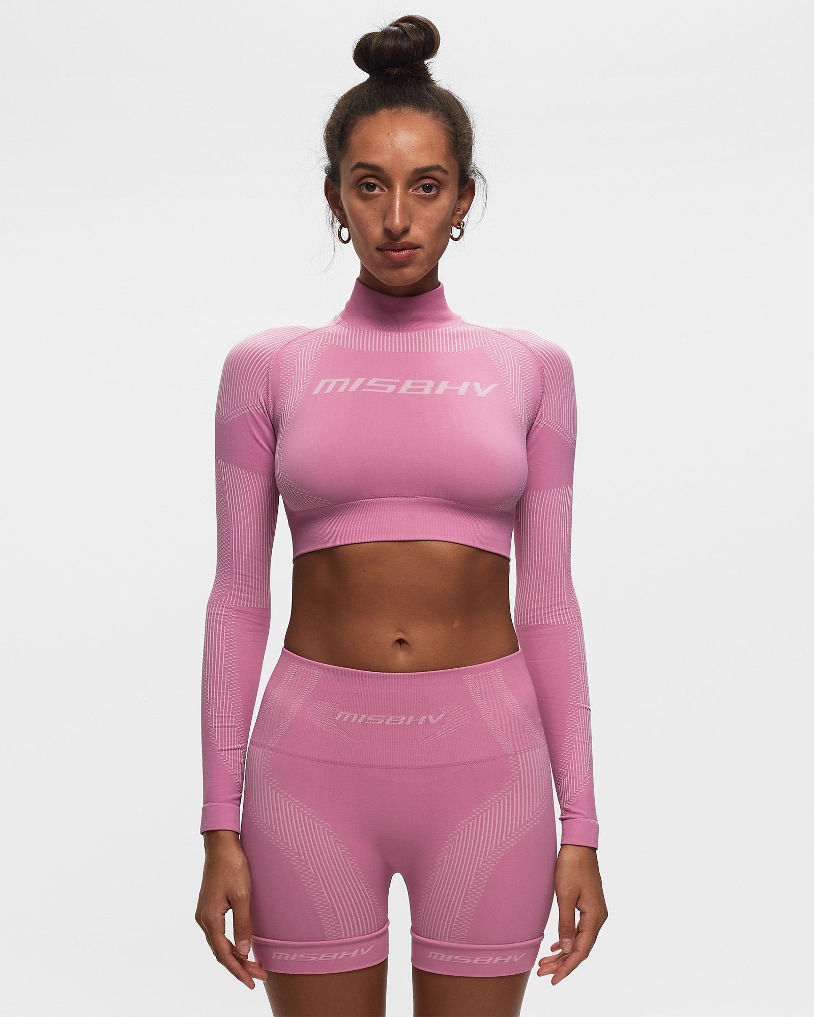 SPORT CROPPED LONGSLEEVE BUBBLEGUM