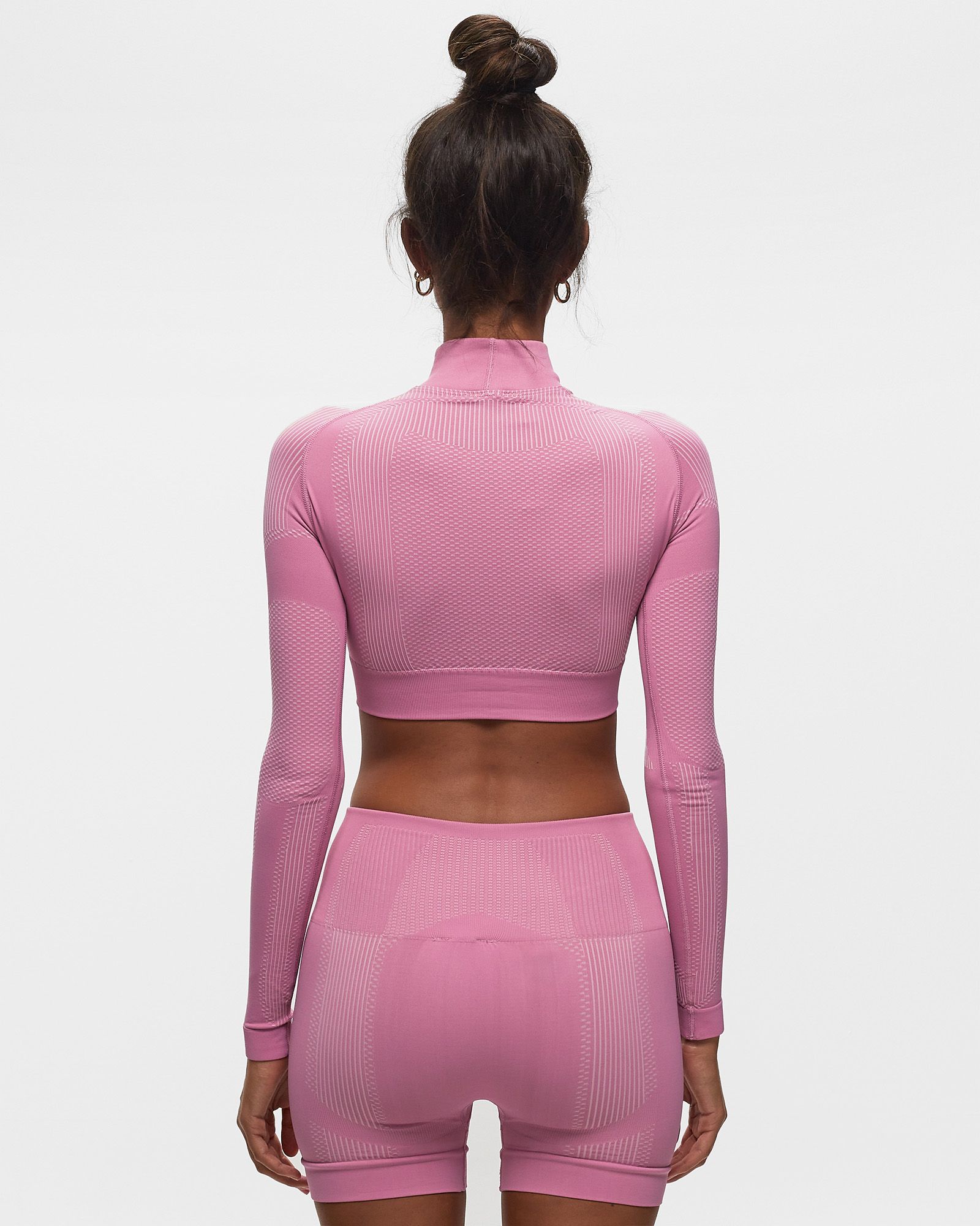 SPORT CROPPED LONGSLEEVE BUBBLEGUM